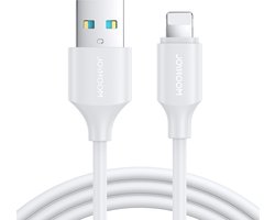 Joyroom 2.4A Lightning kabel 1m - Snellader - Wit