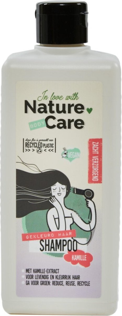 Nature Care Shampoo Kamille voor Gekleurd Haar 500 ml