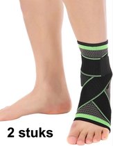 CHPN - Enkelbrace - Enkelband - Sportbrace - Sportband - 2 stuks - Maat 'M' - Universeel - Elastisch - Verstelbaar - Enkel ondersteuning - Ankle brace