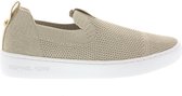 Dames Instappers & Ballerina's Michael Kors Juno Knit Slip On Pale Gold Goud - Maat 39