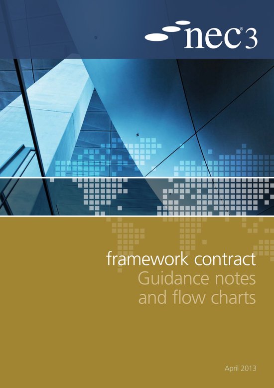 NEC3 Framework Contract Guidance Notes and Flow Charts | 9780727759399 ...