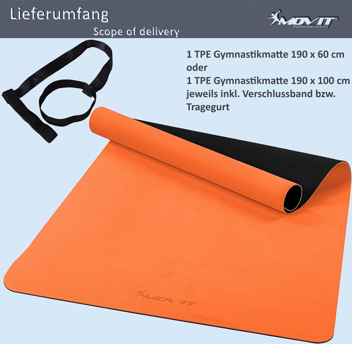 Yoga mat - Yogamat - Fitness mat - Sport mat - Fitness matje