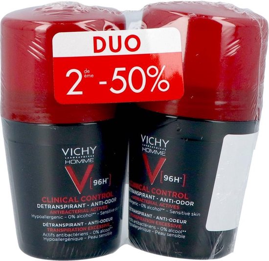 Foto: Vichy deo m roll 96h clinical ctrl duo 50ml 2e 50 