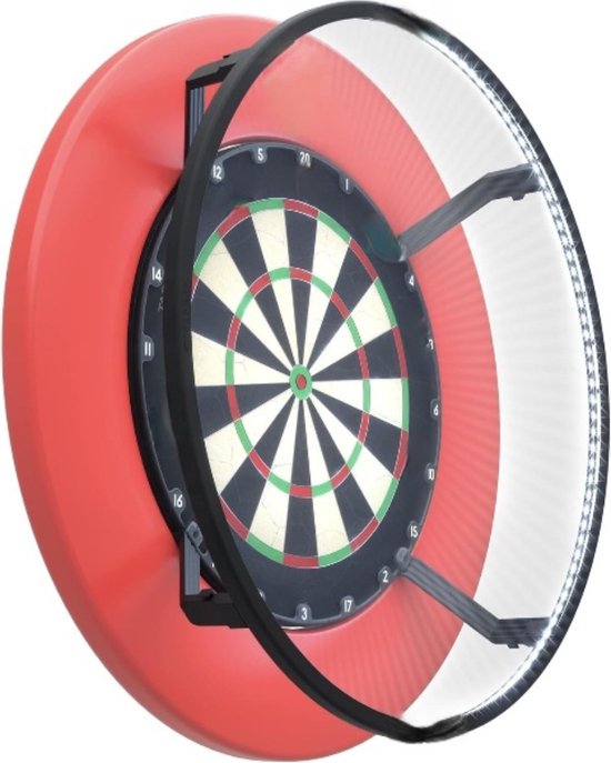 Dartbord surround ring - Dartbord verlichting led surround - Dartbord verlichting voordeelpakket - Zwart van LifeGoods — afbeelding 5