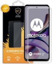 Pack de 2 Protecteurs d'écran Motorola Moto G13 - G23 - G53 - Économiseurs d' Glas trempé MobyDefend compatibles avec les coques - Protecteurs d'écran - Plaques de verre adaptées pour Motorola Moto G13 - G23 - G53