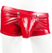 BamBella ® - Boxer short Maat S Datex (Latex en stof SM kleding BDSM kruisloos erotische heren kleding