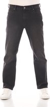 Wrangler Heren Jeans Broeken Texas Stretch regular/straight Fit Zwart 33W / 32L Volwassenen Denim Jeansbroek