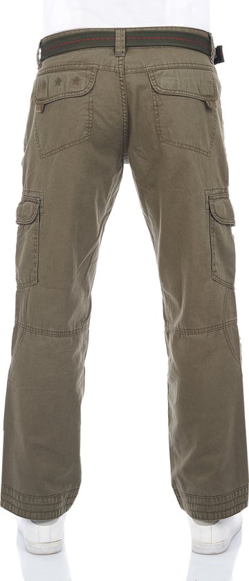 TIMEZONE Heren Cargo Broek BenitoTZ comfort/relaxed Olijf Volwassenen