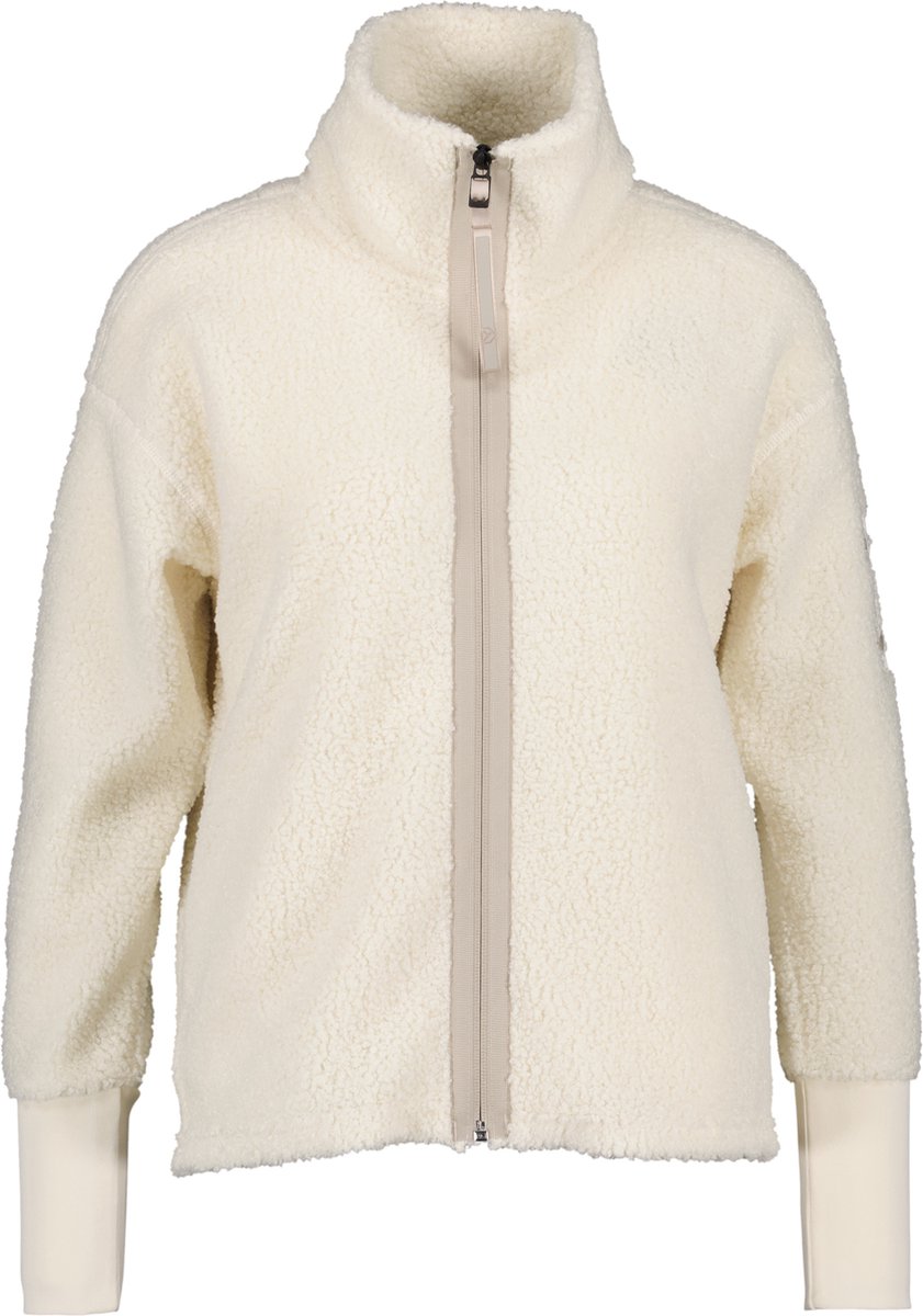 Didriksons ALEXA WNS FZ 3 Dames Outdoorjas Foam Wit