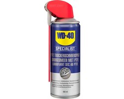 WD-40 Specialist® Droogsmeerspray met PTFE - 400ml - Teflon Spray - Smeermiddel - Beschermt effectief tegen dagelijkse slijtage