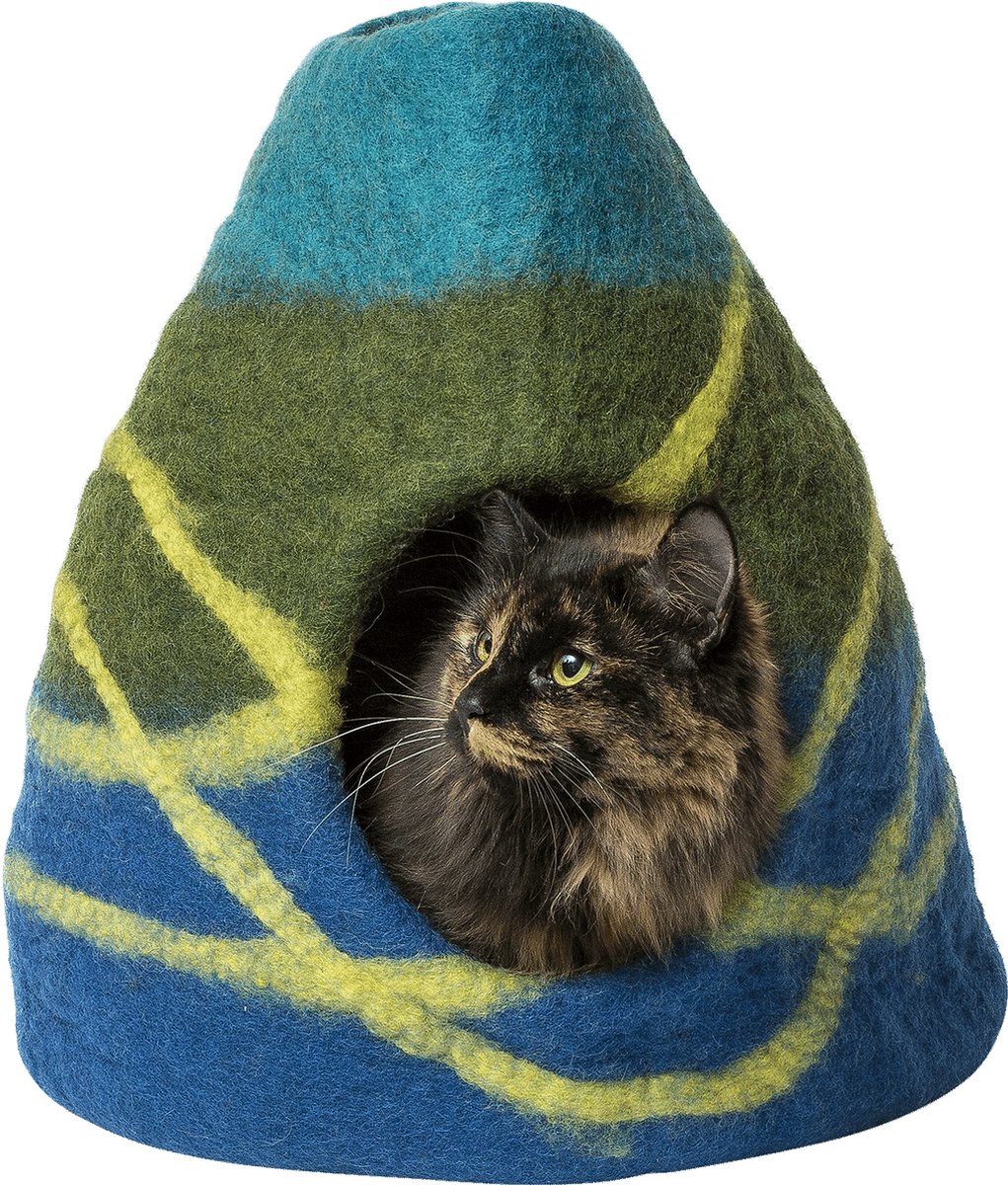 Dharma Dog Karma Cat Manden Grot Vaas Blauw Ddkc13103 bol
