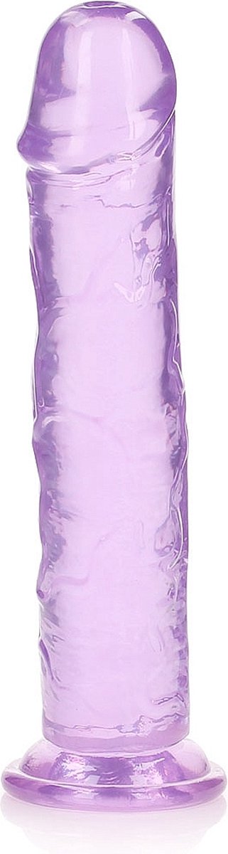 REALROCK - 11 inch - dildo - zuignap - ribbels - paars