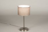 Lumidora Tafellamp 71811 - FREEL - E14 - Taupe - Staal - ⌀ 20 cm