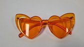 Finnacle - Feestelijk Oranje - Koningsdag Zonnebril - Hartjesbril