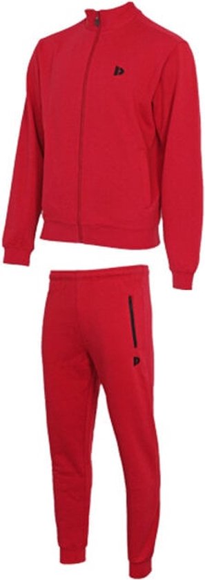 Donnay - Joggingsuit Pike - Joggingpak - Berry-red (040) - Maat XXL
