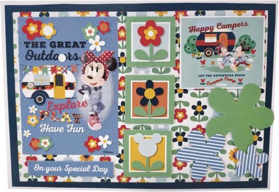 Kit de fabrication de cartes Minnie Mouse 20,3 x 20,3 cm (DYP0021)