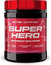 Superhero Pre-Workout (Framboise sauvage - 285 grammes) - Scitec Nutrition