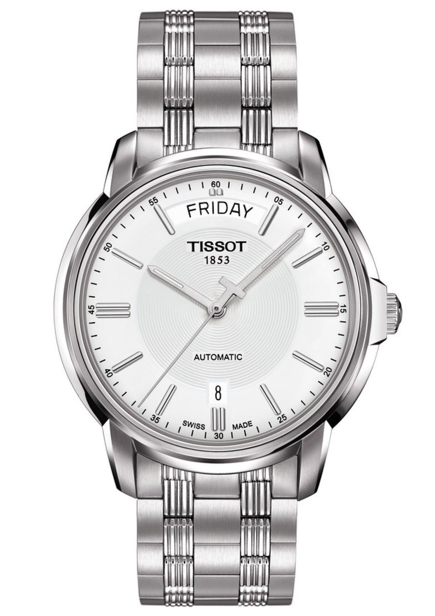 Tissot T-Classic T0654301103100 Horloge - Staal - Zilverkleurig - Ø 39 mm