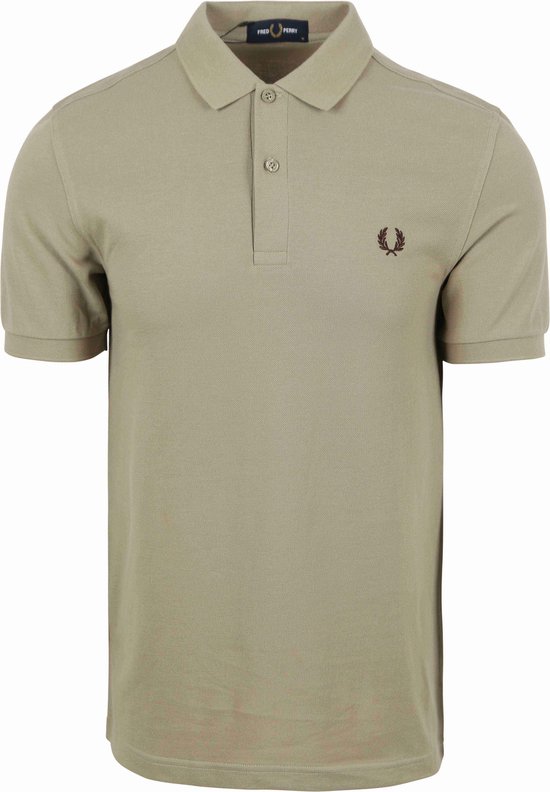 Fred Perry - Polo M6000 Greige U84 - Slim-fit - Heren Poloshirt Maat 3XL