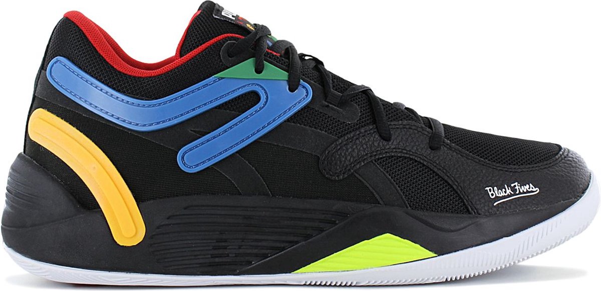 PUMA x FIVES TRC Blaze Court Heren Schoenen Trainers 376637-01 Zwart