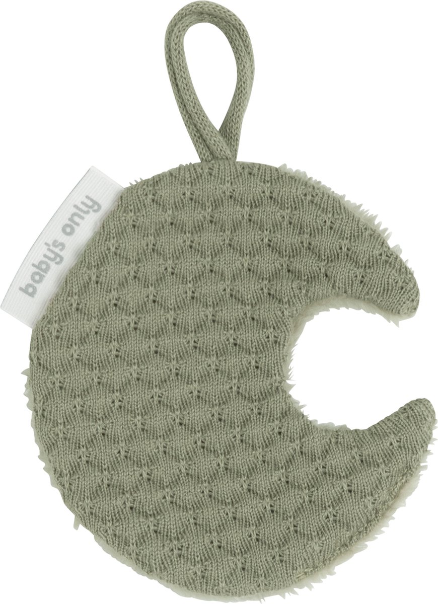 Goedkoopste Baby's Only Gebreid speendoekje - Speenknuffel maan Sky - Urban Green