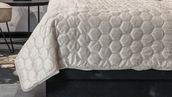 Unique Living - Couvre-lit Peggy Dove White - 170x220cm