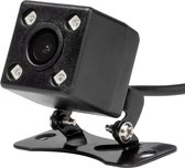 AMiO Universele Achteruitrij Camera 4 IR LED Nachtzicht voor Auto / Bus / Camper Zwart