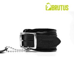 BRUTUS LEATHER - Leren Enkelboeien- Zwart/Zwart