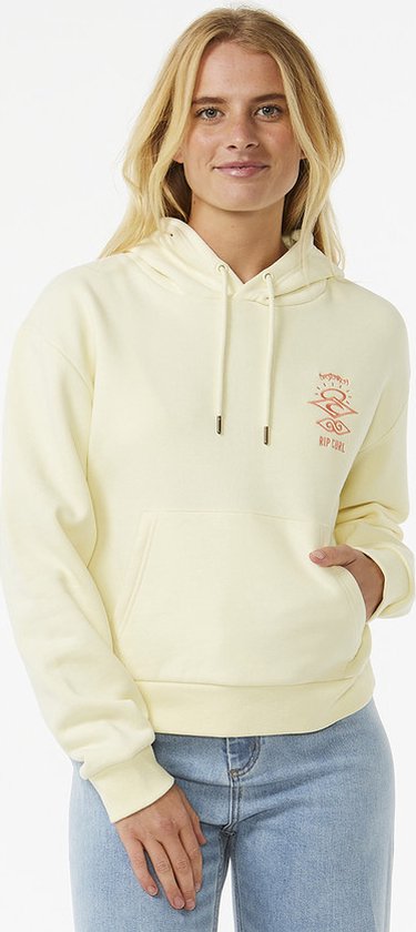 Rip Curl Search Icon Relaxed Hood - Lemon