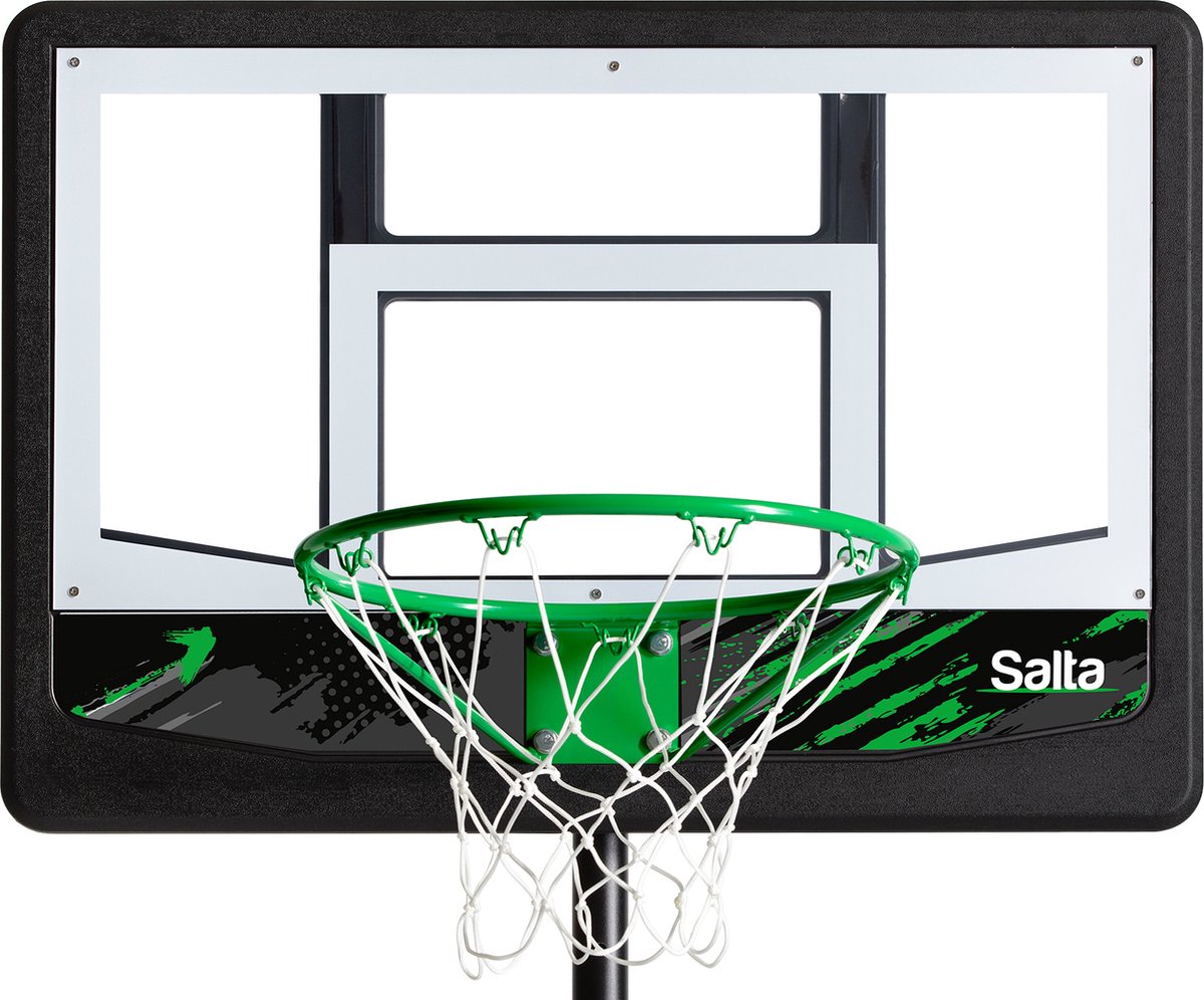 Salta Dribble – Basketbalpaal voor kinderen – Verstelbare hoogte 160 - 210 cm – Verrijdbaar basketbalstandaard met basketbalring – Zwart — afbeelding 8