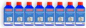 Discountershop Voordelverpakking: Set van 8 Vaatwasmachinereinigers - 250 ml per Stuk - Voor Een Effectieve Vaatwasserreiniging!
