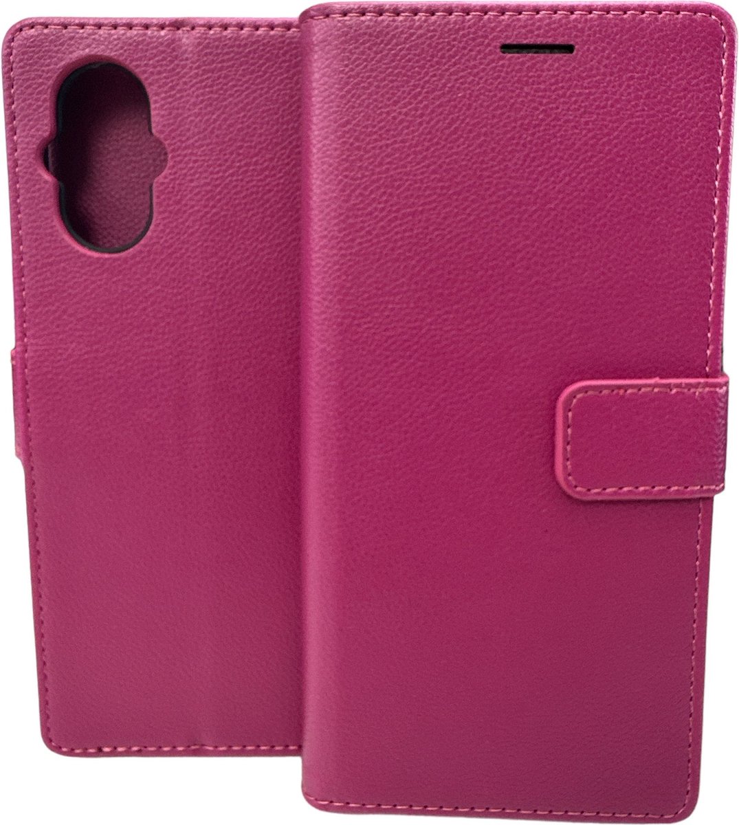 Portemonnee Book case Hoesje Geschikt voor: Oppo Reno 8 Lite - Roze