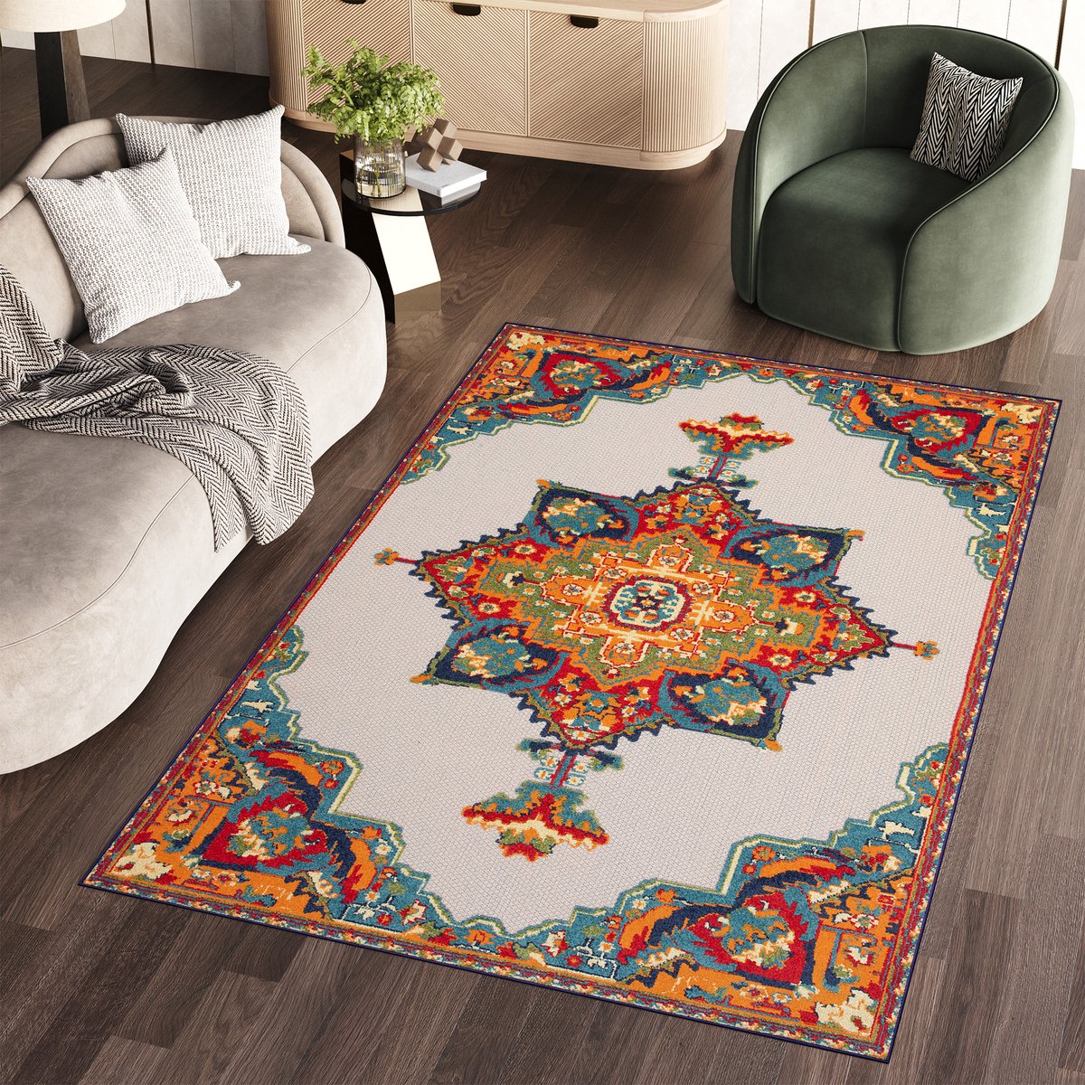 Tapiso Patio Indoor Tapijt Vloerkleed Modern Tuintapijt Outdoor Maat- 140x200