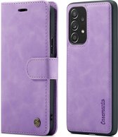 Bookcase hoesje Samsung Galaxy S24+ - CaseMe - Lilas uni - Simili cuir