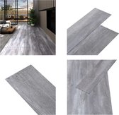 vidaXL Vloerplanken zelfklevend 2-51 m² 2 mm PVC mat houtgrijs - Vloerplank - Vloerplanken - Plank - Vloertegel