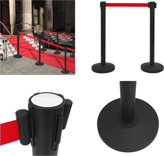 Afzetpaaltjes met kunststof afzetketting set 6 stuks online kopen