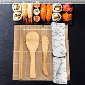Sushi Making Kit Bamboo 9pcs/Set Bevat 2 Rolling Mats Pairs of Chopsticks 1 Paddle 1 Sushi Blade Best Home DIY Sushi Making Tool Set voor beginners
