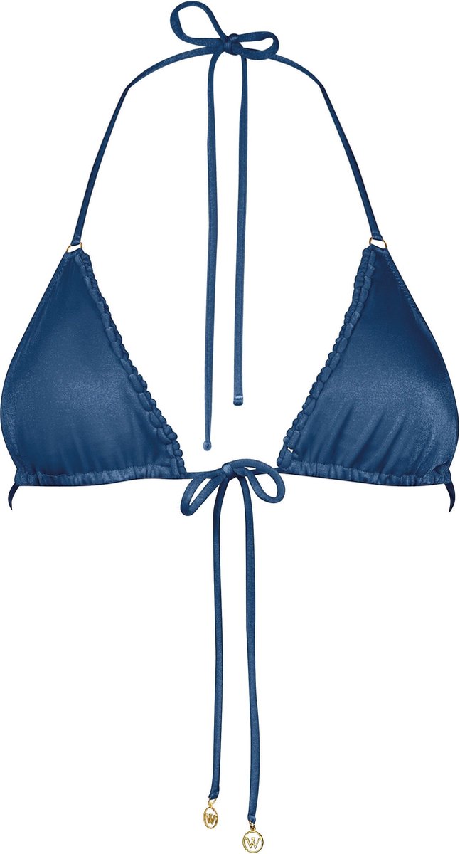 Watercult - Viva Energy Triangel Bikini Top - maat 42 - Blauw