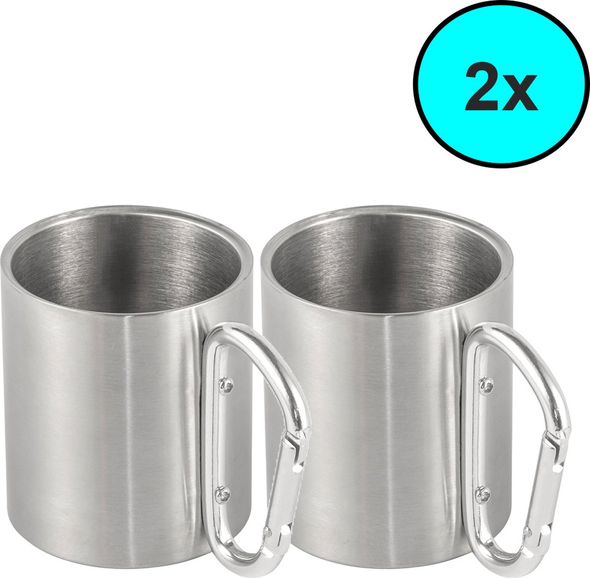 300ml Stainless Steel Beer Mug Double Layer Mirror