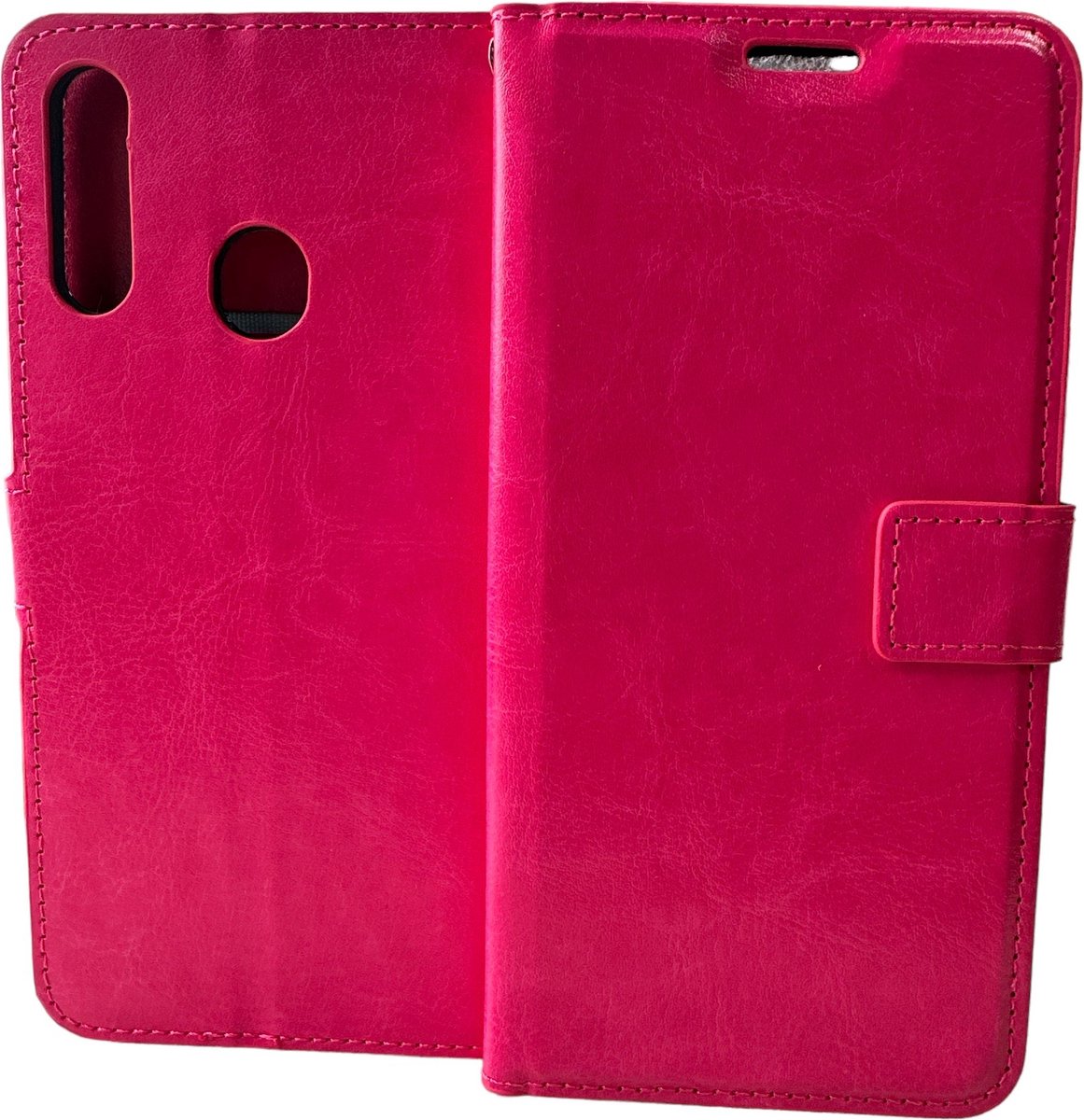 Portemonnee Book Case Hoesje Geschikt voor: Samsung Galaxy A10s - Roze