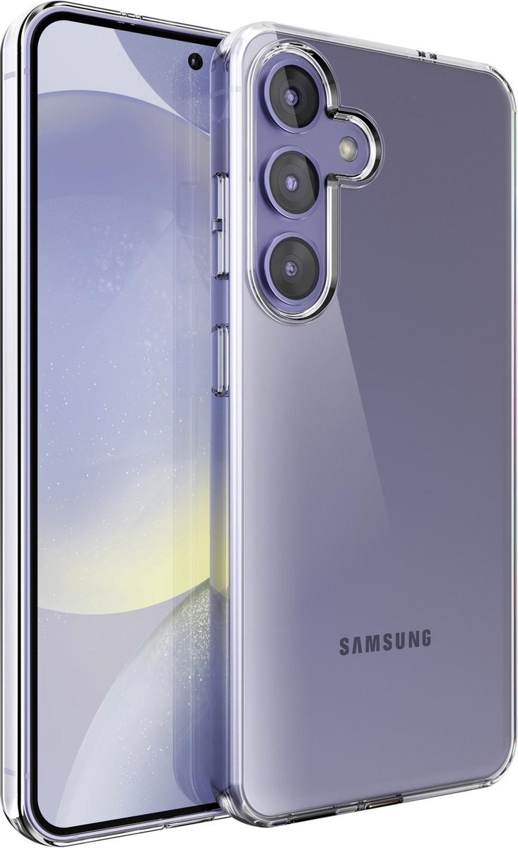 Hoesje geschikt voor Samsung S22 hoes transparant Galaxy shock proof case