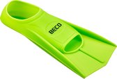 BECO zwemvliezen kort - voor volwassenen/kinderen - silicone - groen - maat 27-29