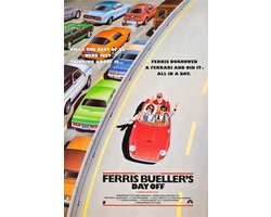 Poster - Ferris Bueller's day off, originele Filmposter, Premium kwaliteit