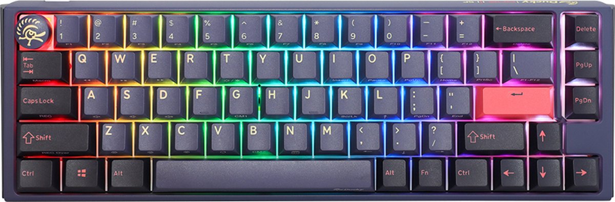Ducky One 3 Cosmic SF HS - Mechanisch - Cherry MX Brown - RGB - 65% layout - Hot-swappable - USB-C - PBT keycaps - QWERTY