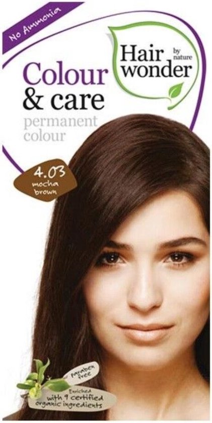 Foto: Hairwonder colour care 4 03 macha brown haarverf