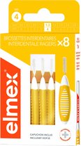 6x Elmex Interdentale Ragers 1,3 mm Geel ISO Maat 4 8 stuks