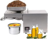 Automatische Oliepers Machine - Elektrische Koudpers Olie-extractie Machine - 3 Liter - Alleen handwas - Roestvrij staal