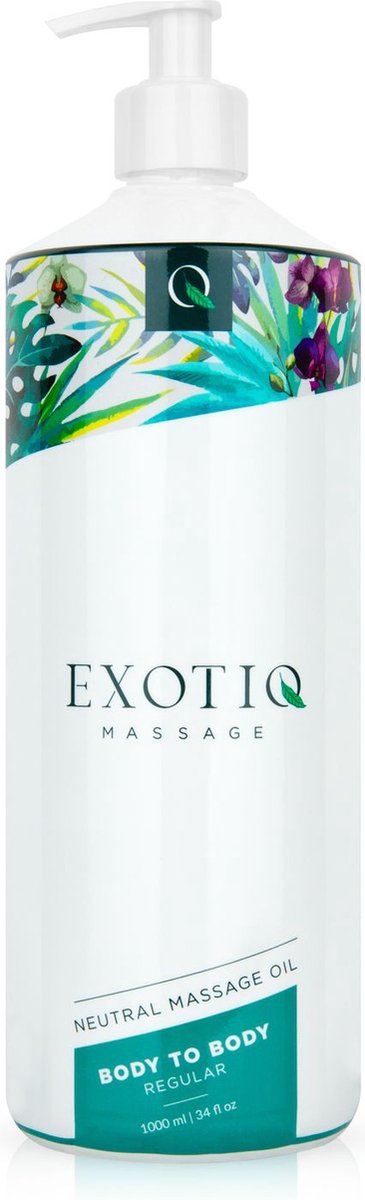 Goedkoopste Exotiq - Body To Body Oil - Massage - Massage Olie - Massage Olie Erotisch - 1L