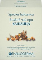 Thalloderma Biologische thee tegen hoesten - longen - Bulgaarse landbouw - tijm- viooltje- vlierbes 70gr