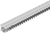 ProPlus Aluminium Tentrail - Ø9 mm x 1,2 m - Luifelrail - Railprofiel - Caravanprofiel - Kederprofiel - Peesrails - Veelzijdig - Eenvoudig Bevestigen van Kederpezen - Inclusief 6 bevestigingsgaten en schroeven - 90° - Zilver - Universeel